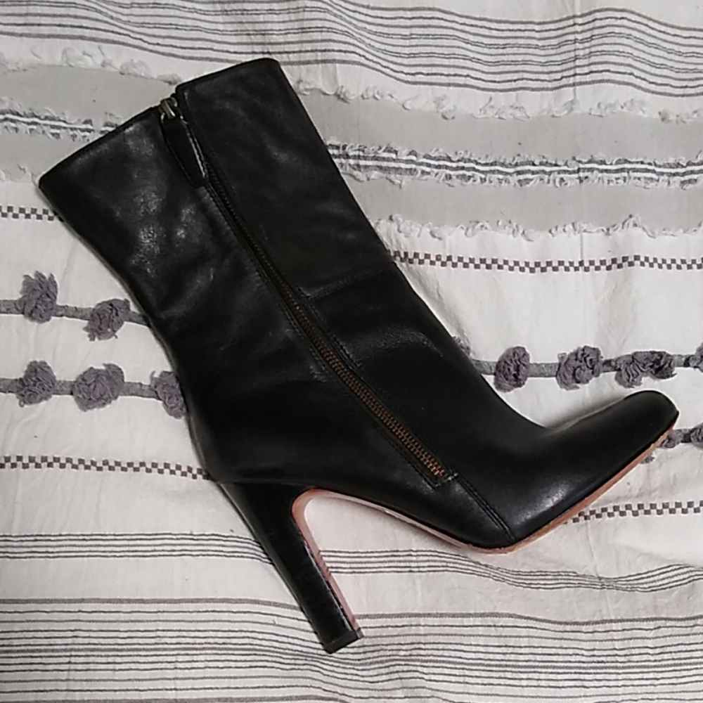 Black Coach High Heel Boots